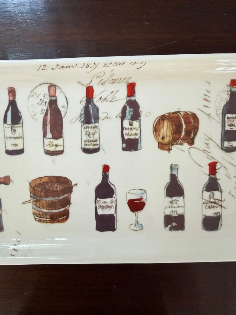 WILLIAMS-SONOMA Wine Tray Made in Portugal 🇵🇹 + WS